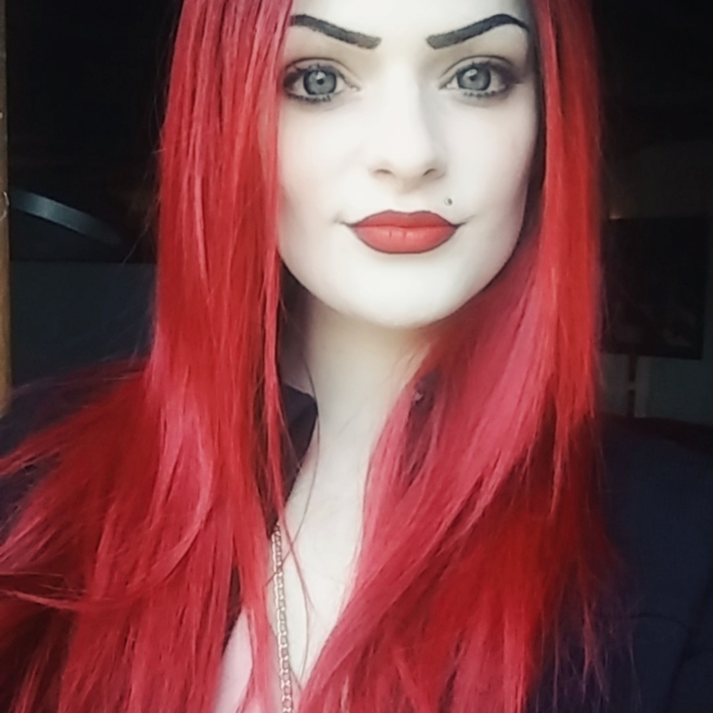 Wine red lace front